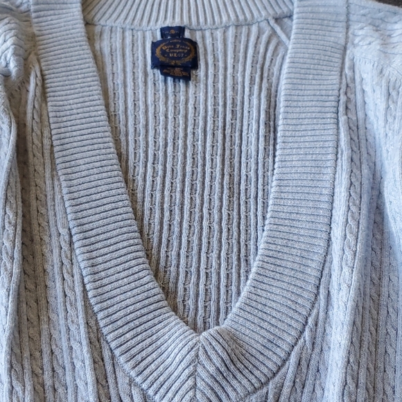 Polo Jeans Company Cable Knit V-Neck Sweater - Picture 4 of 5